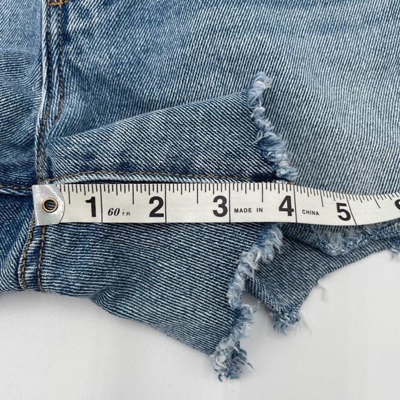 DRIFTWOOD Women’s Size 26 Goldie Denim Jean Cut Off Shorts Raw Hem - Picture 11 of 11